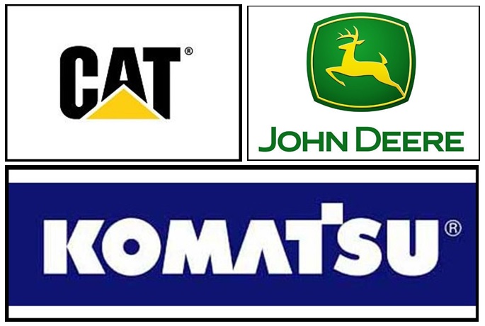CAT DEERE KOMATSUCAT DEERE KOMATSU