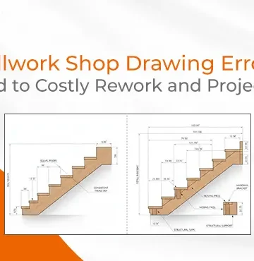 Millwork Shop Drawing Errors That Lead to Costly Rework and Project Delays